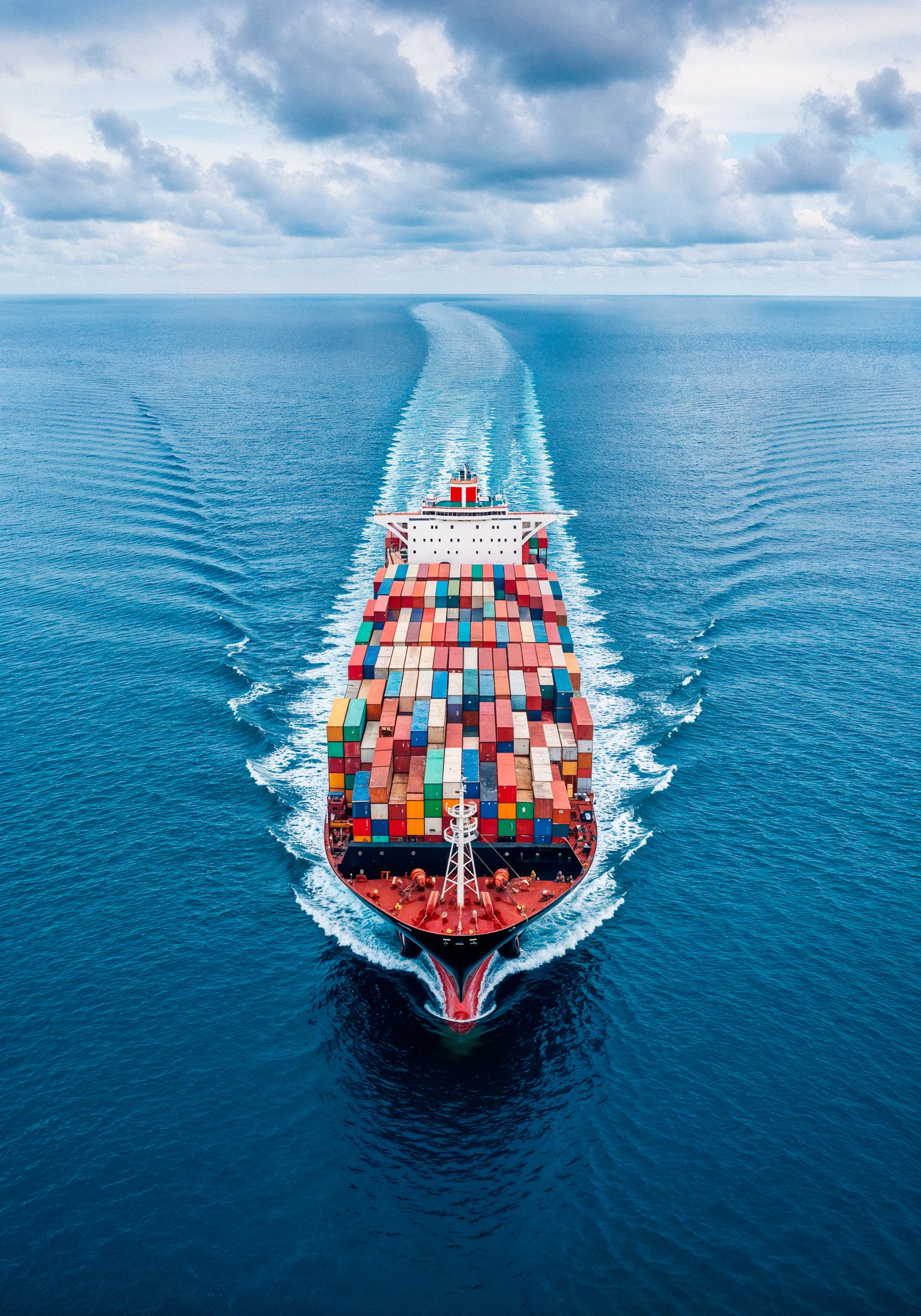 Container ship for global sourcing